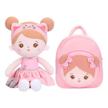 Carica l&#39;immagine nel visualizzatore di Gallery, Personalized Baby Girl Doll and Matching Backpack