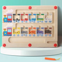 Indlæs billede til gallerivisning Magnetic Maze Montessori Wooden Puzzle Activity Board Toys for 3+ Year Old