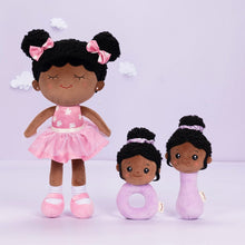 Indlæs billede til gallerivisning OUOZZZ Personalized Deep Skin Tone Plush Pink Dora Doll
