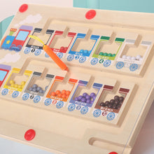 Laden Sie das Bild in den Galerie-Viewer, Magnetic Maze Montessori Wooden Puzzle Activity Board Toys for 3+ Year Old
