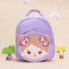 Load image into Gallery viewer, Personalized Sweet Girl Purple Backpack