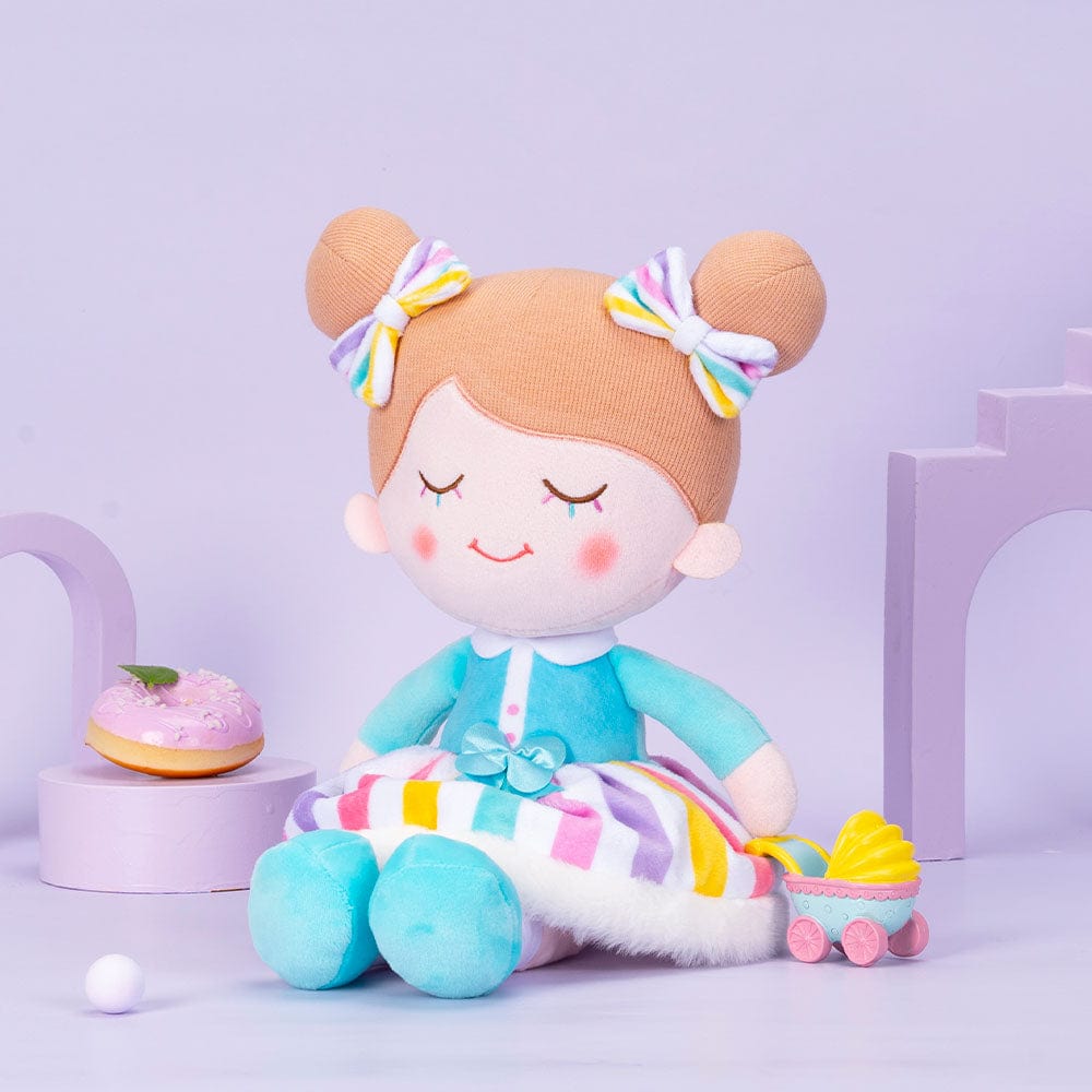 OUOZZZ Personalized Rainbow Doll