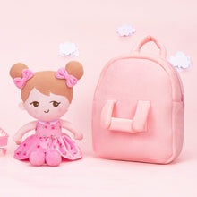 Indlæs billede til gallerivisning OUOZZZ Personalized Playful Pink Girl Doll With Bag