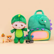 Load image into Gallery viewer, OUOZZZ Featured Gift - Personalized Doll + Backpack Bundle Dinosaur / With Bag