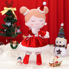 Cargar imagen en el visor de la galería, OUOZZZ Personalized Red Christmas Plush Baby Girl Doll