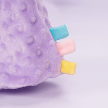 Cargar imagen en el visor de la galería, OUOZZZ Purple Baby Soft Plush Towel Toy with Teether 01