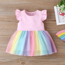 Charger l&#39;image dans la galerie, OUOZZZ Personalized Abby Pink Doll with Pink Baby Rainbow Dress
