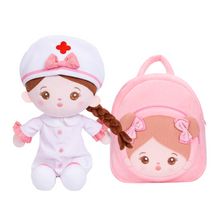 Indlæs billede til gallerivisning Personalized Baby Girl Doll and Matching Backpack