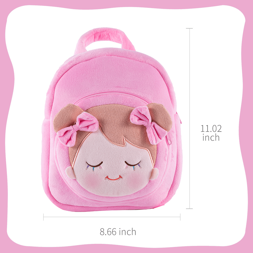 OUOZZZ Personalized IRIS Pink Doll Backpack Pink Backpack