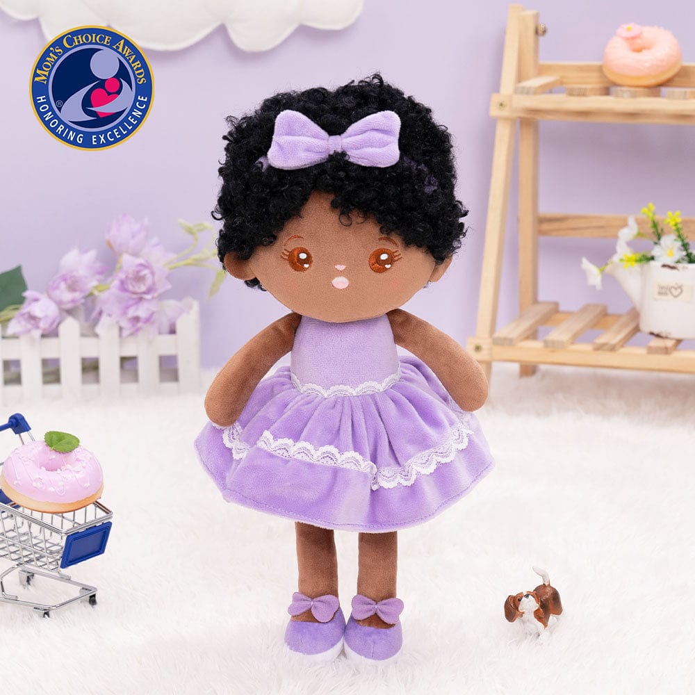 OUOZZZ Personalized Plush Rag Baby Doll - Different Skin Tones