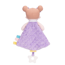 Cargar imagen en el visor de la galería, OUOZZZ Purple Baby Soft Plush Towel Toy with Teether 01