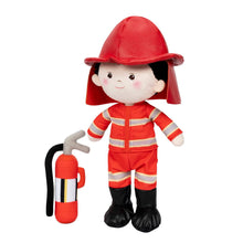 Cargar imagen en el visor de la galería, OUOZZZ Personalized Firemen Plush Baby Boy Doll Firemen