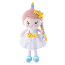 Cargar imagen en el visor de la galería, OUOZZZ Personalized Unicorn Sagittarius Plush Rag Baby Doll for Newborn Baby &amp; Toddler
