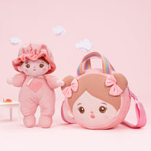 Indlæs billede til gallerivisning OUOZZZ Personalized Pink Mini Plush Rag Baby Doll
