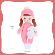 Ladda upp bild till gallerivisning, OUOZZZ Personalized Pink Lite Plush Rag Baby Doll