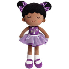 Afbeelding in Gallery-weergave laden, OUOZZZ Personalized Purple Deep Skin Tone Plush Doll