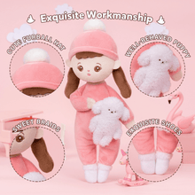 Ladda upp bild till gallerivisning, OUOZZZ Personalized Pink Lite Plush Rag Baby Doll