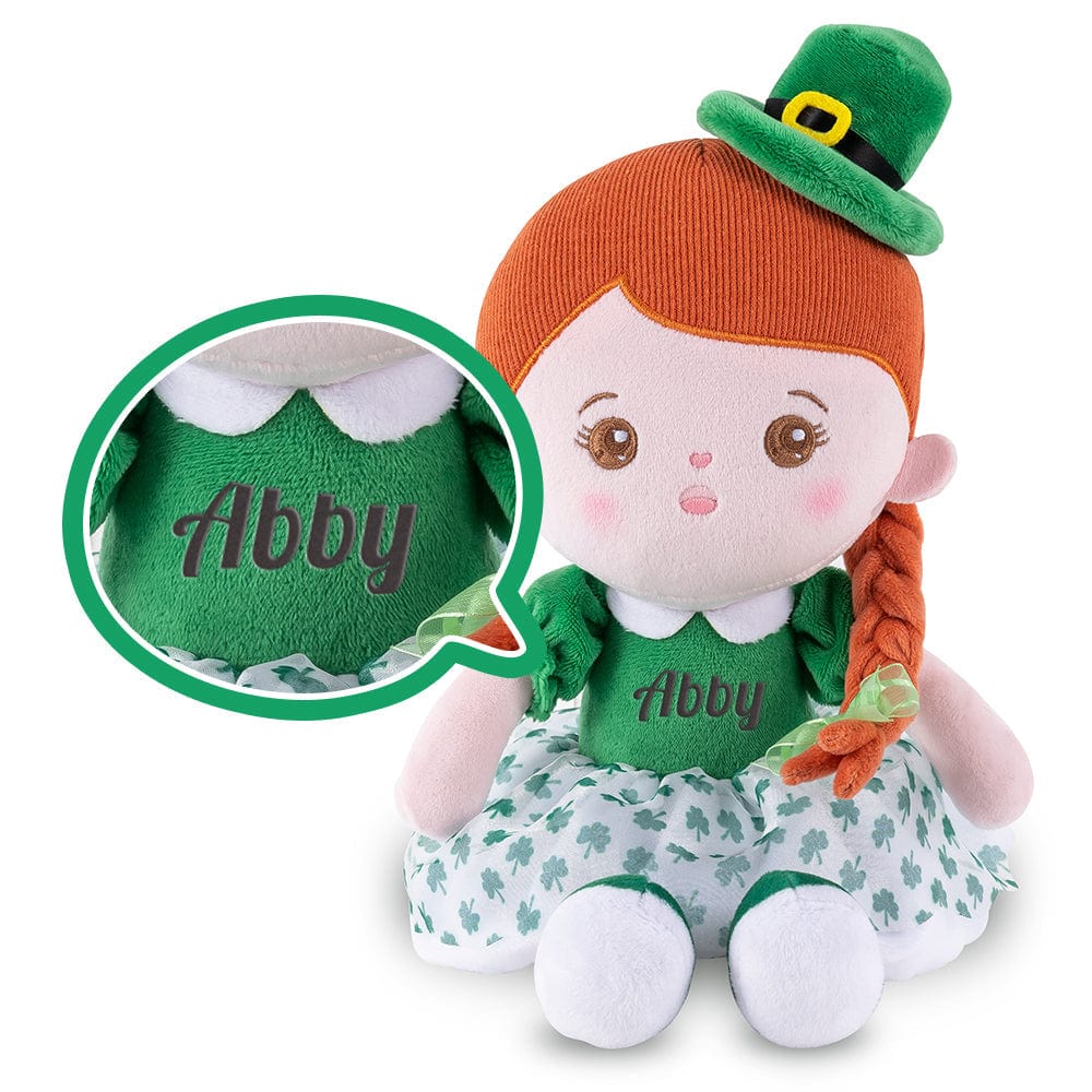 Personalizedoll Personalized Plush Doll + Shoulder Bag Combo Green🍀 / Only Doll