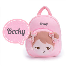 Afbeelding in Gallery-weergave laden, OUOZZZ Personalized Playful Girl Pink Backpack Only Backpack