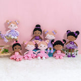 Personalized Plush Rag Baby Girl Doll + Backpack Bundle -2 Skin Tones