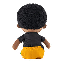 Indlæs billede til gallerivisning OUOZZZ Personalized Deep Skin Tone Plush Boy Doll