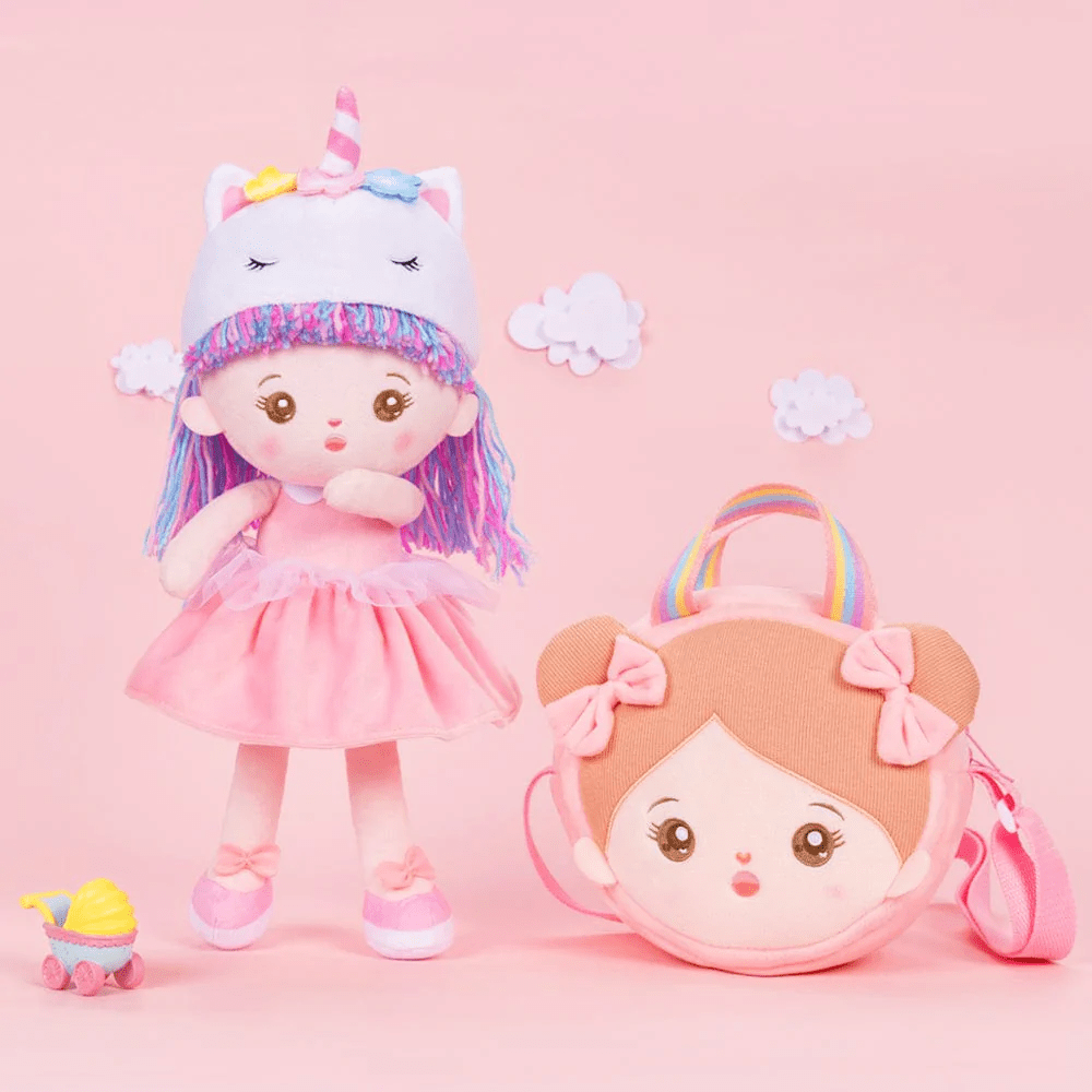 OUOZZZ Personalized Plush Doll + Shoulder Bag Combo