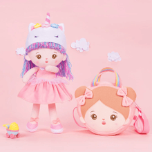 Load image into Gallery viewer, OUOZZZ Personalized Plush Doll + Shoulder Bag Combo