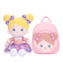 Afbeelding in Gallery-weergave laden, Personalized Baby Girl Doll and Matching Backpack
