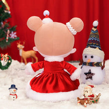Charger l&#39;image dans la galerie, OUOZZZ Personalized Red Christmas Plush Baby Girl Doll