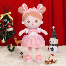 Ladda upp bild till gallerivisning, OUOZZZ Christmas Sale - Personalized Doll Baby Gift Set Pink Rabbit Doll