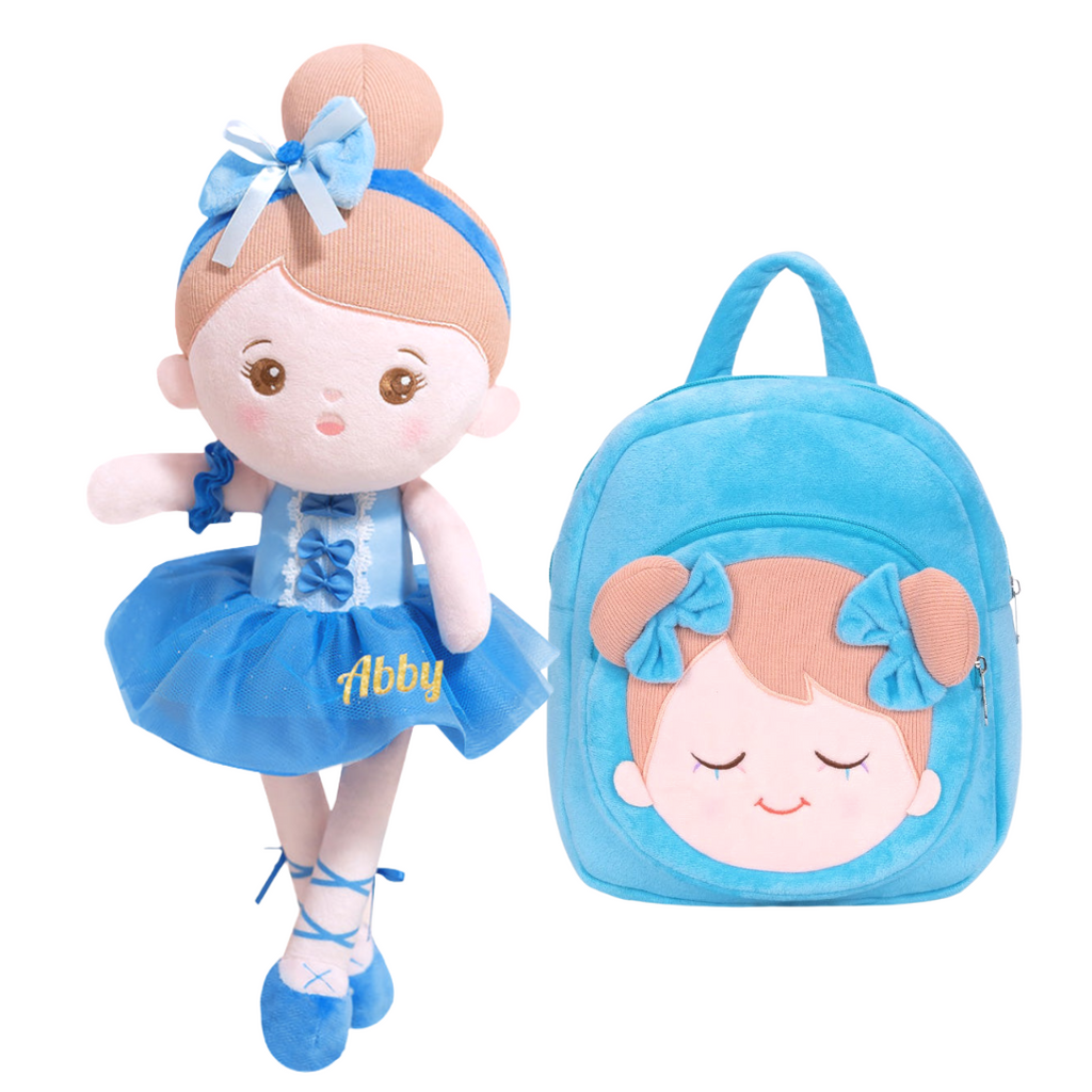Personalized Baby Girl Doll and Matching Backpack