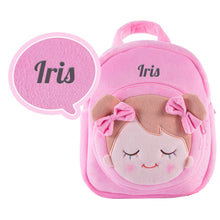 Ladda upp bild till gallerivisning, OUOZZZ Personalized Backpack and Optional Cute Plush Doll Pink / Only Bag