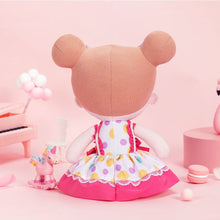 Indlæs billede til gallerivisning OUOZZZ Personalized Pink Polka Dot Skirt Plush Rag Baby Doll