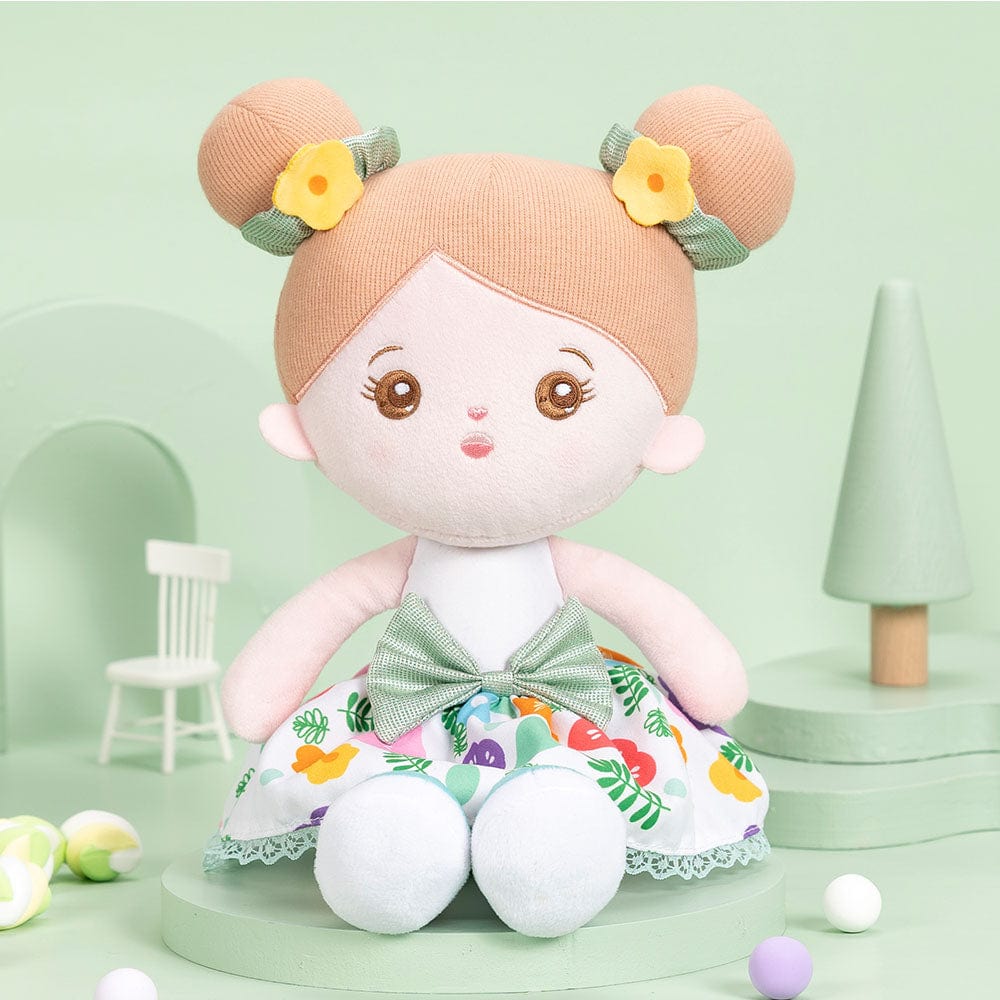 Personalized Sweet Green Plush Doll