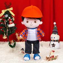 Ladda upp bild till gallerivisning, OUOZZZ Christmas Sale - Personalized Doll Baby Gift Set Black Hair Boy Doll