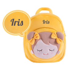 Carica l&#39;immagine nel visualizzatore di Gallery, OUOZZZ Personalized Backpack and Optional Cute Plush Doll Yellow / Only Bag