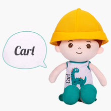 Cargar imagen en el visor de la galería, OUOZZZ Personalized Summer Boy Plush Baby Boy Doll Only Doll