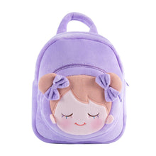 Afbeelding in Gallery-weergave laden, OUOZZZ Personalized IRIS Purple Doll Backpack Gift Set Purple Backpack