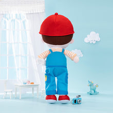 Laden Sie das Bild in den Galerie-Viewer, OUOZZZ Personalized Rabbit Overalls Plush Baby Boy Doll