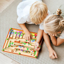 Ladda upp bild till gallerivisning, Magnetic Maze Montessori Wooden Puzzle Activity Board Toys for 3+ Year Old