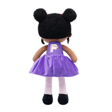 Afbeelding in Gallery-weergave laden, Personalized Deep Skin Tone Tap Dancer Plush Girl Doll