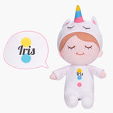 Muñeco Blanco de Pijama Unicornio Personalizado 