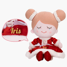 Laden Sie das Bild in den Galerie-Viewer, OUOZZZ Personalized Sweet Girl Plush Doll For Kids Iris Red Doll