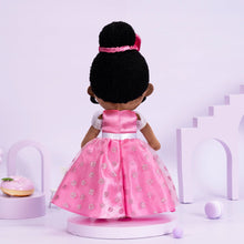 Charger l&#39;image dans la galerie, OUOZZZ Personalized Deep Skin Tone Plush Pink Princess Doll