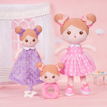 Charger l&#39;image dans la galerie, OUOZZZ Personalized Sweet Girl Doll With Rattle &amp; Towel