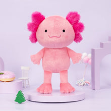 Laden Sie das Bild in den Galerie-Viewer, OUOZZZ Personalized Pink Newt Plush Baby Doll