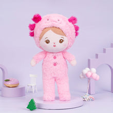 Indlæs billede til gallerivisning OUOZZZ Personalized Pink Newt Plush Baby Doll