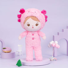 Laden Sie das Bild in den Galerie-Viewer, OUOZZZ Personalized Pink Newt Plush Baby Doll