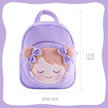 Charger l&#39;image dans la galerie, OUOZZZ Personalized IRIS Purple Doll Backpack Gift Set Purple Backpack