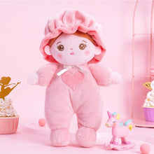 Carica l&#39;immagine nel visualizzatore di Gallery, OUOZZZ Personalized Pink Mini Plush Rag Baby Doll